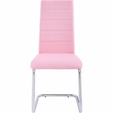 Jedálenská stolička Aber (Súprava 2 ks), ružová - 2