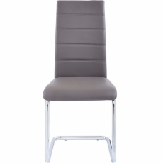 Jedálenská stolička Aber (Súprava 2 ks), sivá - 2