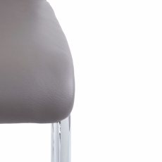 Jedálenská stolička Aber (Súprava 2 ks), sivá - 5