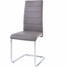 Jedálenská stolička Aber (Súprava 2 ks), sivá - 6
