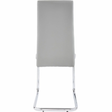 Jedálenská stolička Aber (Súprava 2 ks), svetlosivá - 4