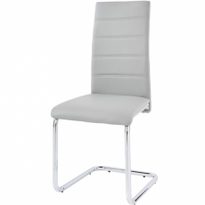 Jedálenská stolička Aber (Súprava 2 ks), svetlosivá - 6