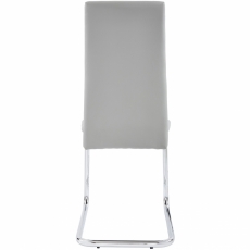 Jedálenská stolička Aber (Súprava 4 ks), svetlosivá - 4