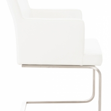 Jedálenská stolička Aberford, biela - 3