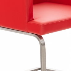 Jedálenská stolička Aberford, červená - 4