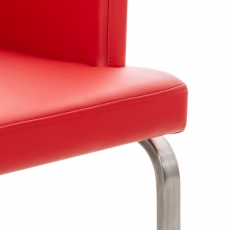 Jedálenská stolička Aberford, červená - 5