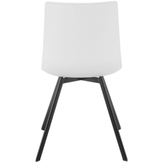 Jedálenská stolička Aida (SET 2 ks), plast, biela - 7
