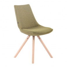 Jedálenská stolička Alba textil, prírodné nohy - 6