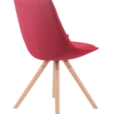 Jedálenská stolička Alba textil, prírodné nohy - 11