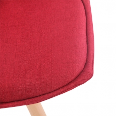 Jedálenská stolička Alba textil, prírodné nohy - 13