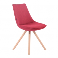 Jedálenská stolička Alba textil, prírodné nohy - 8