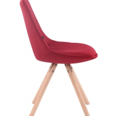 Jedálenská stolička Alba textil, prírodné nohy - 10