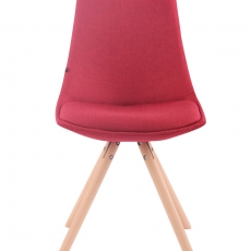 Jedálenská stolička Alba textil, prírodné nohy - 9