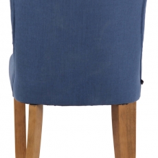 Jedálenská stolička Alberton, modrá - 5