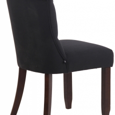 Jedálenská stolička Alberton, textil, čierna - 4