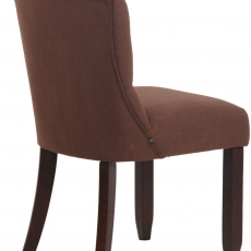 Jedálenská stolička Alberton, textil, hnedá - 4