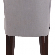 Jedálenská stolička Alberton, textil, šedá - 5