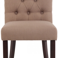 Jedálenská stolička Alberton, textil, taupe - 2