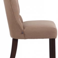 Jedálenská stolička Alberton, textil, taupe - 3