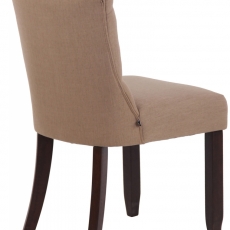 Jedálenská stolička Alberton, textil, taupe - 4