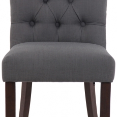 Jedálenská stolička Alberton, textil, tmavo šedá - 2