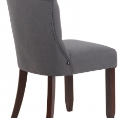 Jedálenská stolička Alberton, textil, tmavo šedá - 4