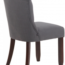 Jedálenská stolička Alberton, textil, tmavo šedá - 4