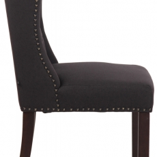 Jedálenská stolička Allada, textil, čierna - 3