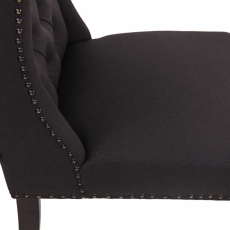 Jedálenská stolička Allada, textil, čierna - 7