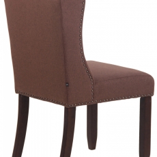 Jedálenská stolička Allada, textil, hnedá - 4