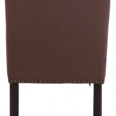 Jedálenská stolička Allada, textil, hnedá - 5