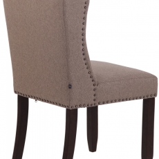 Jedálenská stolička Allada, textil, taupe - 4