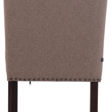 Jedálenská stolička Allada, textil, taupe - 5