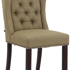 Jedálenská stolička Allada, textil, zelená - 1
