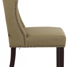 Jedálenská stolička Allada, textil, zelená - 3
