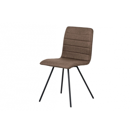 Jedálenská stolička Amy (súprava 4 ks), hnedá - 1