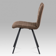 Jedálenská stolička Amy (súprava 4 ks), hnedá - 3