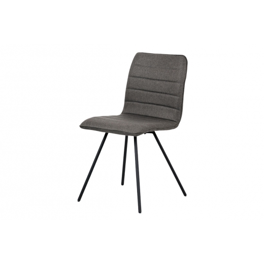 Jedálenská stolička Amy (súprava 4 ks), sivá - 1