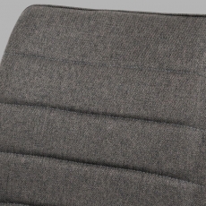 Jedálenská stolička Amy (súprava 4 ks), sivá - 6