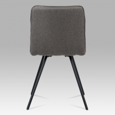 Jedálenská stolička Amy (súprava 4 ks), sivá - 5