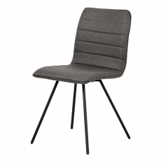 Jedálenská stolička Amy (súprava 4 ks), sivá - 1