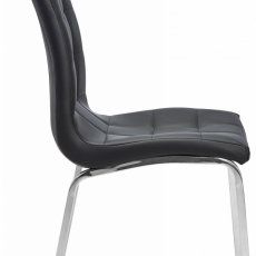 Jedálenská stolička Anina (Súprava 2 ks), čierna - 3