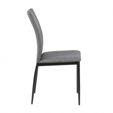 Jedálenská stolička Anis (súprava 4 ks), sivá - 2
