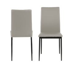 Jedálenská stolička Anis (súprava 4 ks), taupe - 3
