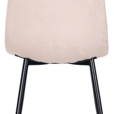 Jedálenská stolička Antibes, zamat, ružová - 4