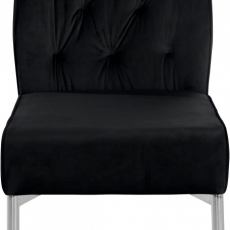 Jedálenská stolička Armeni (SET 2 ks), čierna - 2