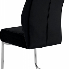 Jedálenská stolička Armeni (SET 2 ks), čierna - 5