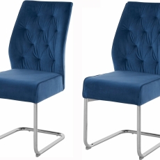 Jedálenská stolička Armeni (SET 2 ks), modrá - 3