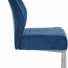 Jedálenská stolička Armeni (SET 2 ks), modrá - 4
