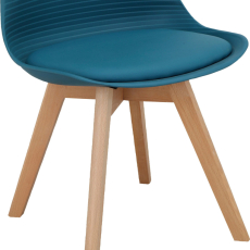 Jedálenská stolička Armin (SET 2 ks), plast, modrá - 6